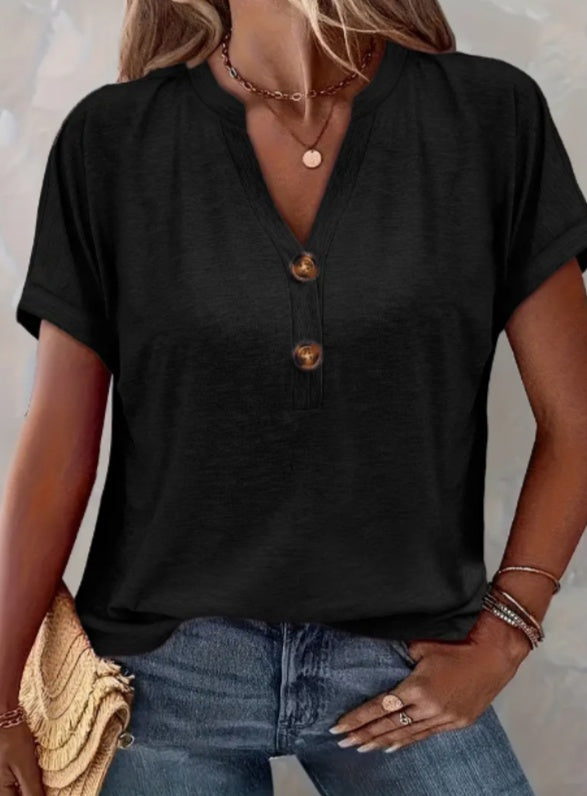 Classic Short Sleeve Button-Down Shirt – Refined Casual Sophistication