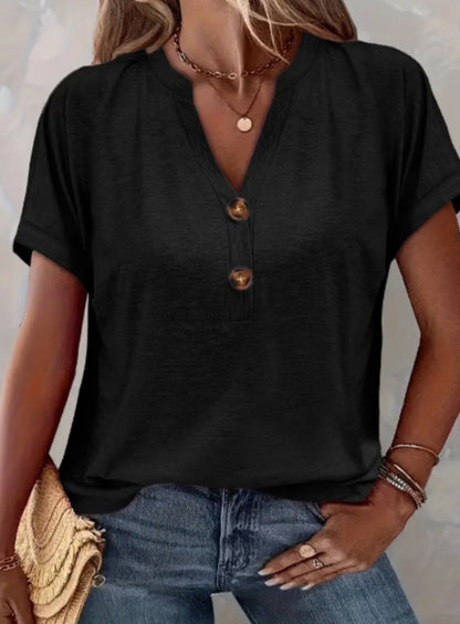 Classic Short Sleeve Button-Down Shirt – Refined Casual Sophistication